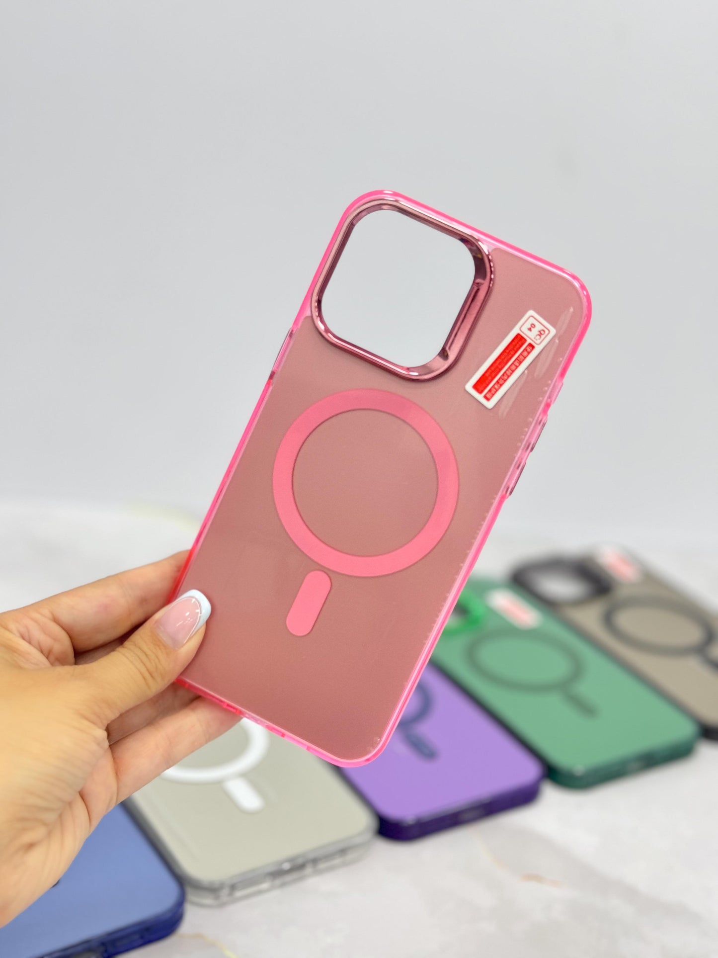 FUNDA MAGASAFE  LUJO COLORES