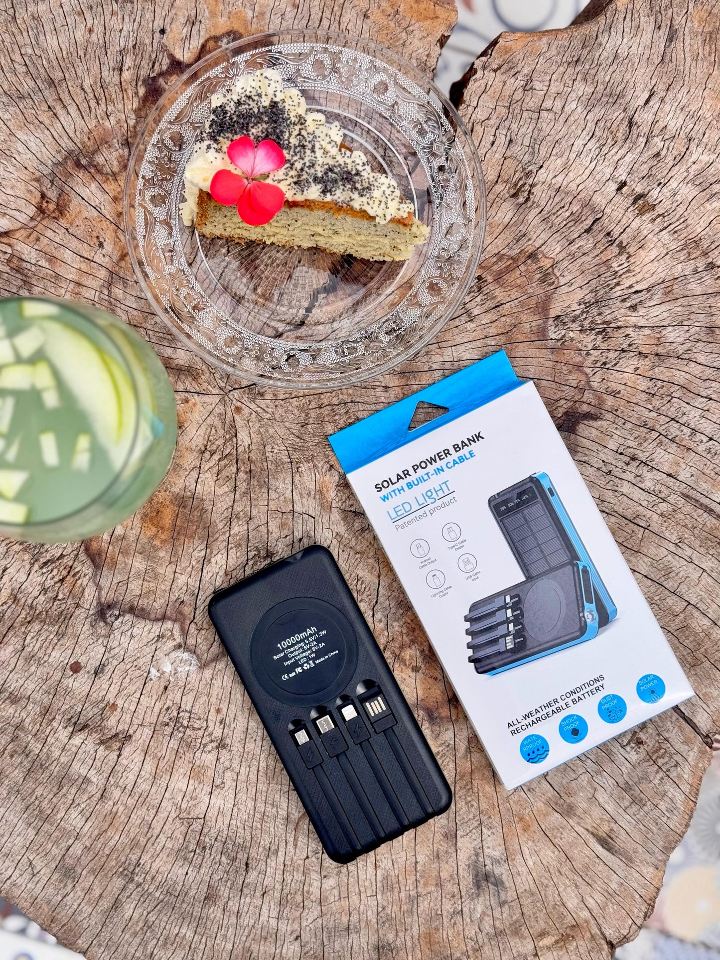 POWER BANK SOLAR 10.000 MAH