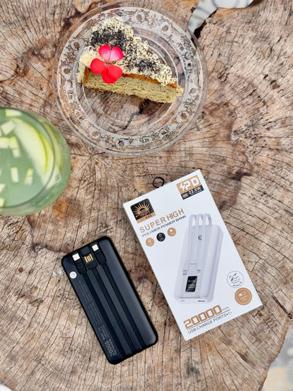 POWER BANK JIMZI V48 NEGRO 20.000 MAH